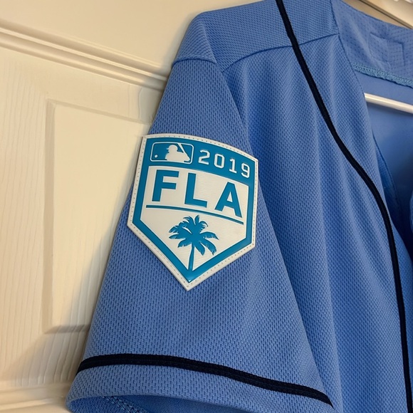 Majestic Authentic MLB 2019 Tampa Bay Rays Spring Training Baseball Jersey - Picture 6 of 10